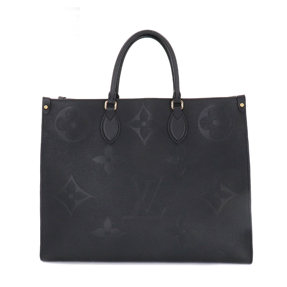 Louis Vuitton Monogram Emplant Onthego GM Shoulder Bag Noir